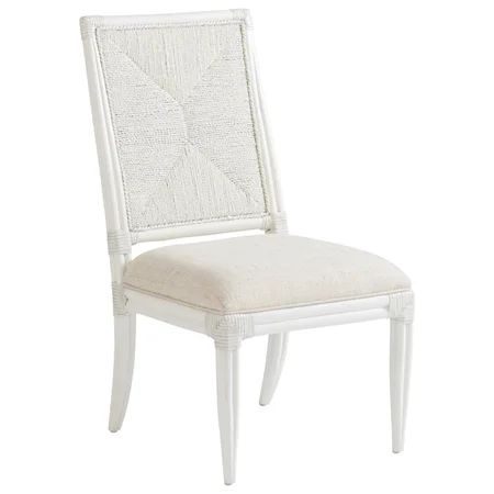 Regatta Side Chair with Lampakani Rope Detail
